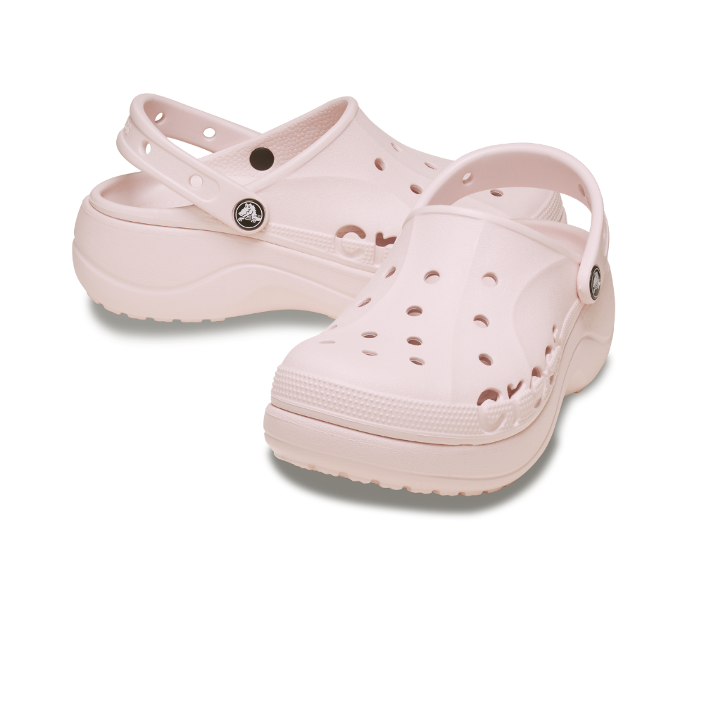 Giày Clog Nữ Crocs Baya Platform - Barely Pink