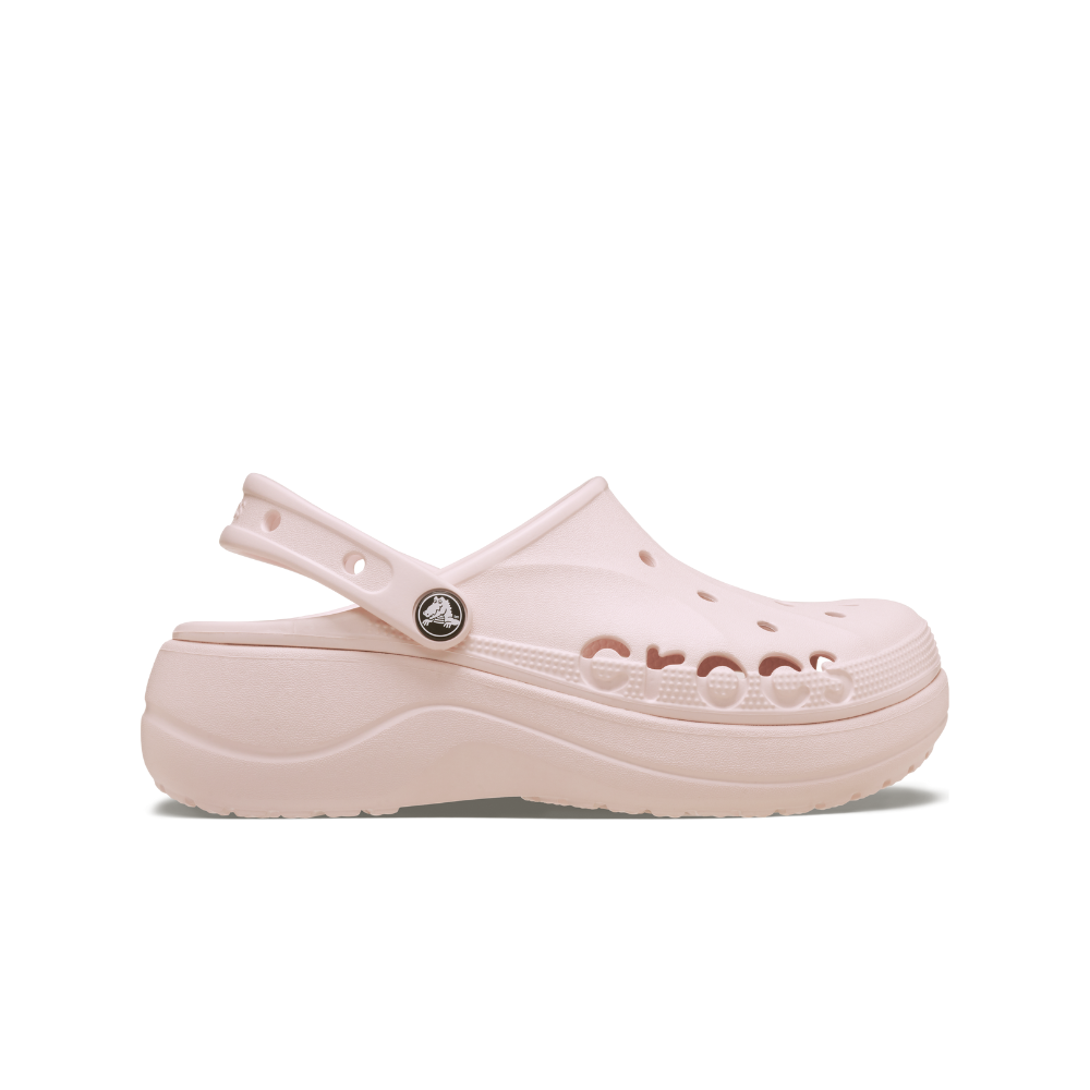 Giày Clog Nữ Crocs Baya Platform - Barely Pink