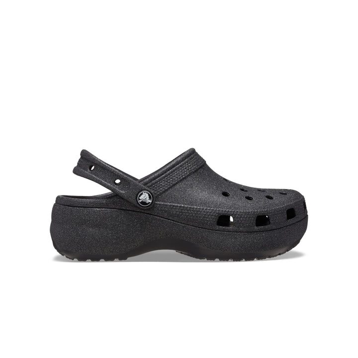 Giày Clog Nữ Crocs Classic Platform Glitter - Black - Crocs™ Việt Nam