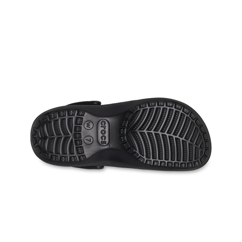 Giày Clog Nữ Crocs Classic Platform Glitter - Black