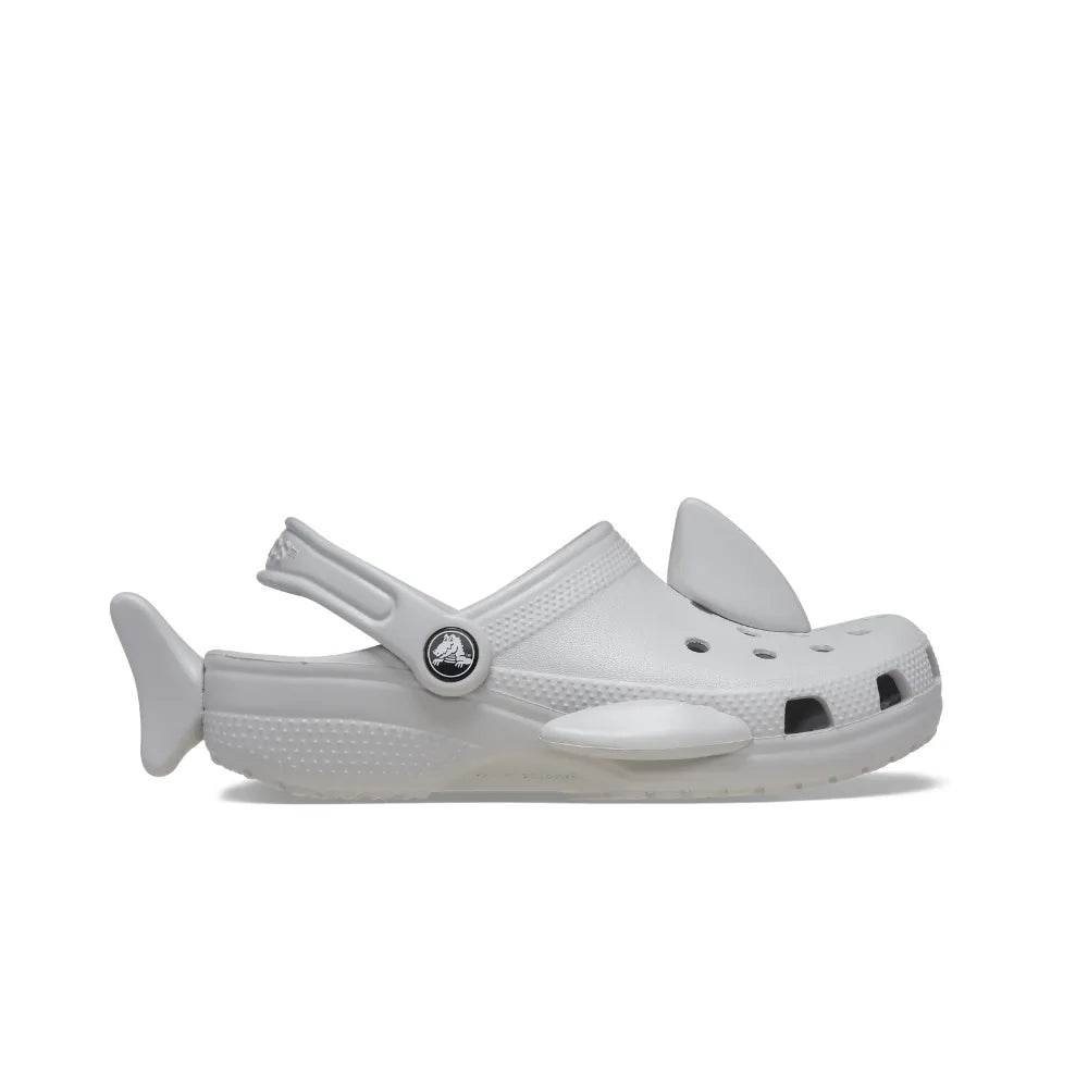 Giày Clog Trẻ Em Crocs Toddler Classic IAM Shark - Atmosphere