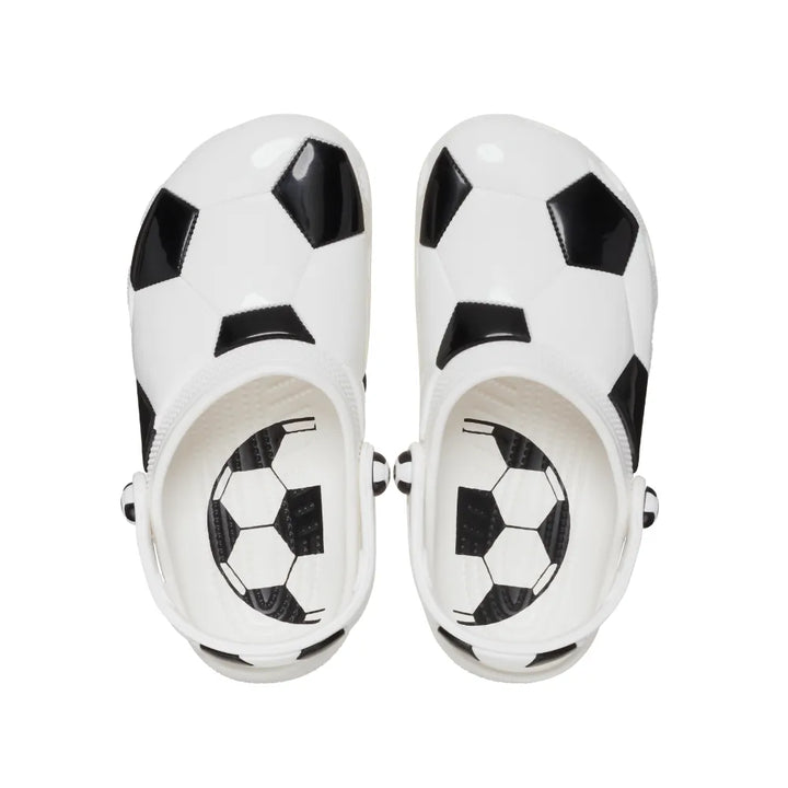 Giày Clog Trẻ Em Crocs Toddler Soccer Ball - White - Crocs™ Việt Nam