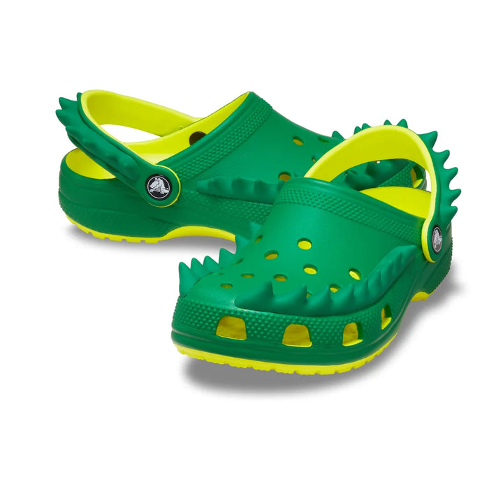 Giày Clog Trẻ Em Crocs Toddler Classic Spikes - Green Ivy - Crocs™ Việt Nam