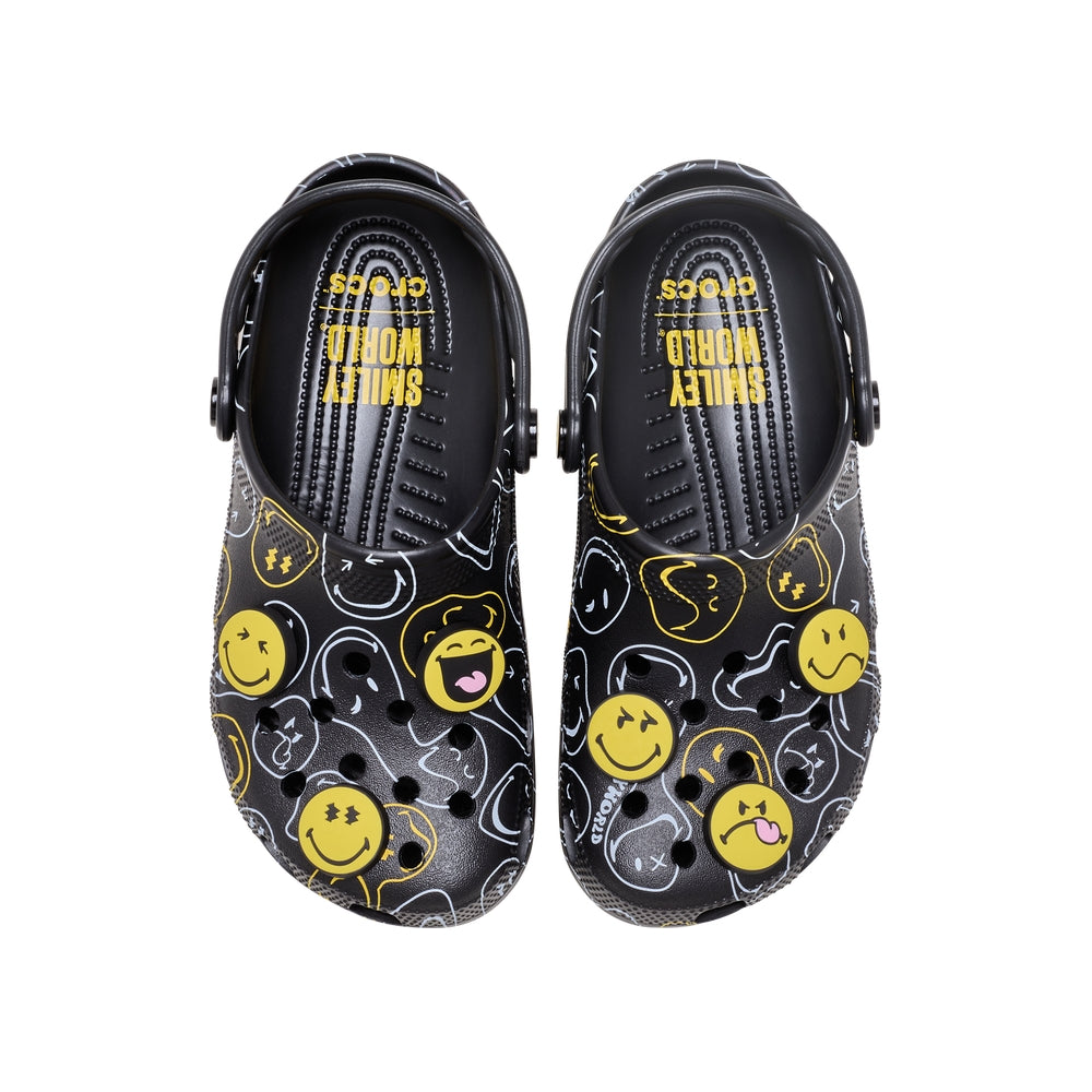 Giày Clog Unisex Crocs Classic Smiley