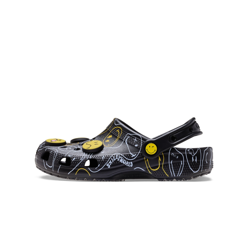 Giày Clog Unisex Crocs Classic Smiley
