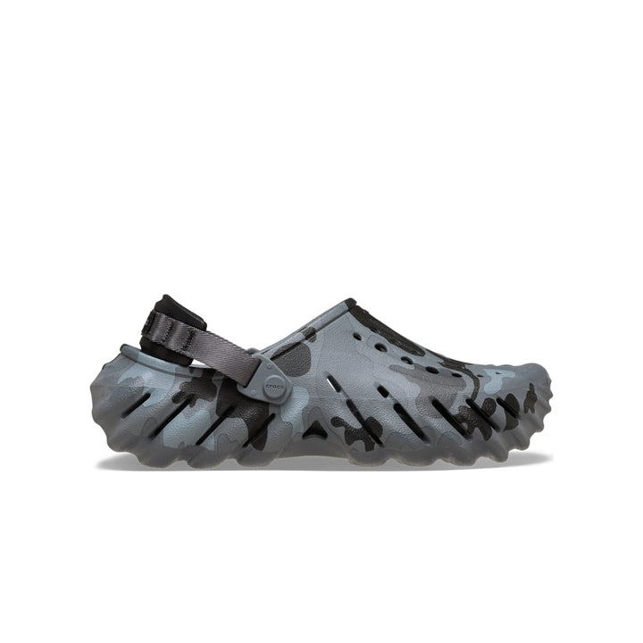 Giày Clog Unisex Crocs Echo Duck Camo - Charcoal/Black - Crocs™ Việt Nam