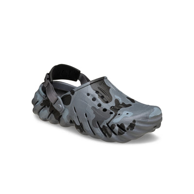 Giày Clog Unisex Crocs Echo Duck Camo - Charcoal/Black