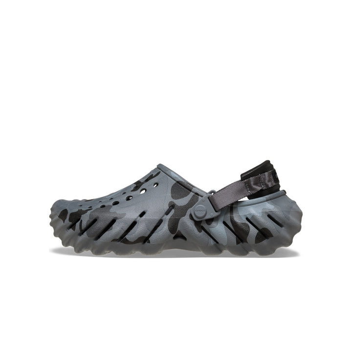 Giày Clog Unisex Crocs Echo Duck Camo - Charcoal/Black - Crocs™ Việt Nam