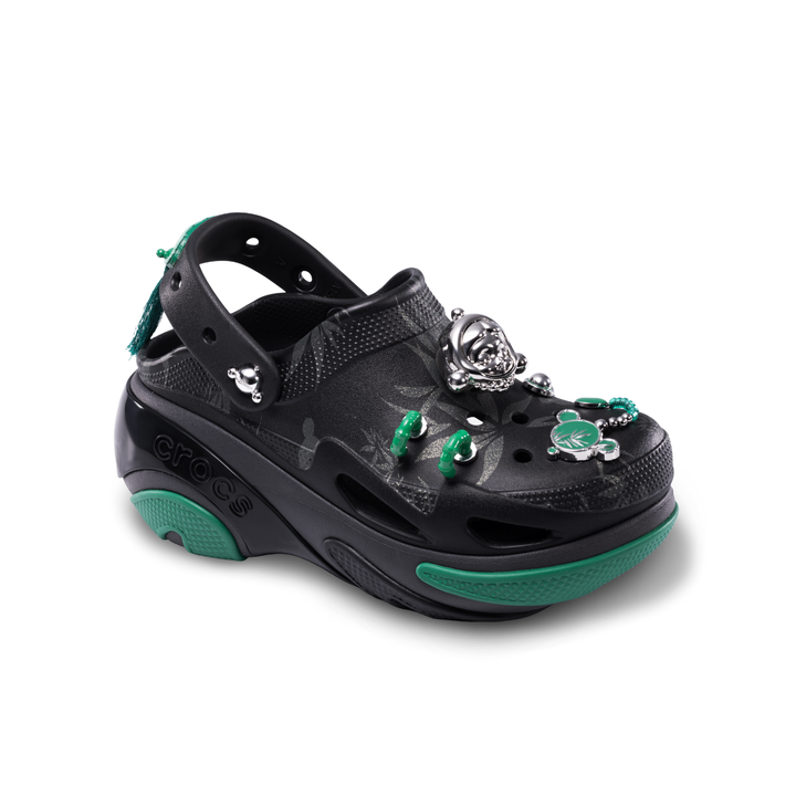 Giày Clog Unisex Pop Mart x Crocs Bubble Crush - Black - Crocs™ Việt Nam