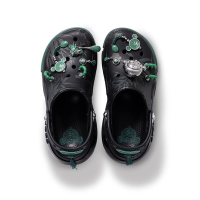 Giày Clog Unisex Pop Mart x Crocs Bubble Crush - Black