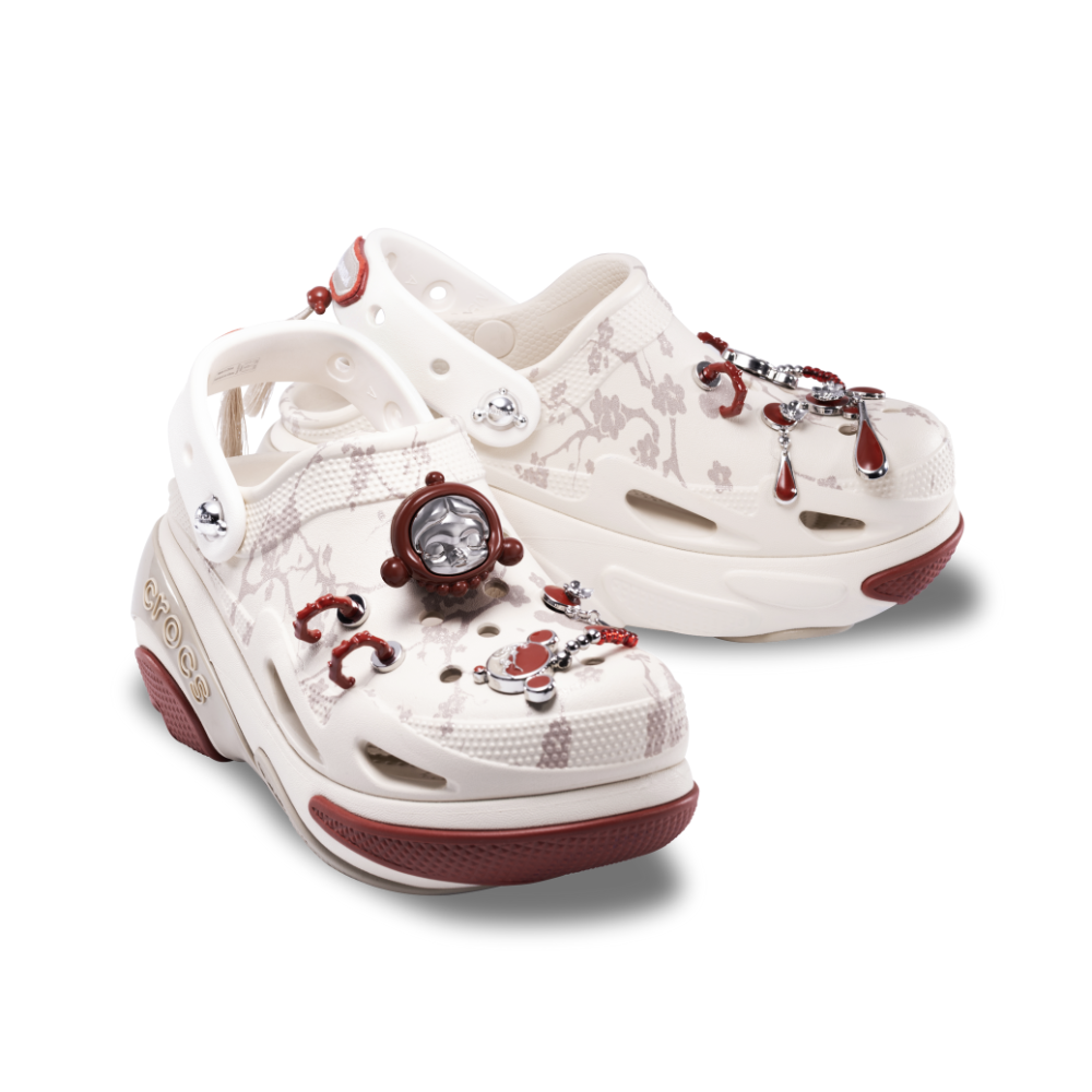 Giày Clog Unisex Pop Mart x Crocs Bubble Crush - Stucco