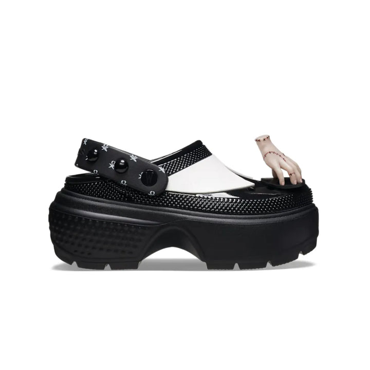 Giày Clog Unisex Crocs Wednesday Stomp - Black - Crocs™ Việt Nam