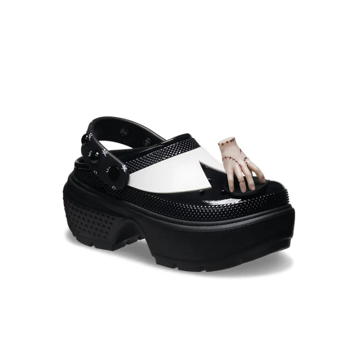 Giày Clog Unisex Crocs Wednesday Stomp - Black - Crocs™ Việt Nam