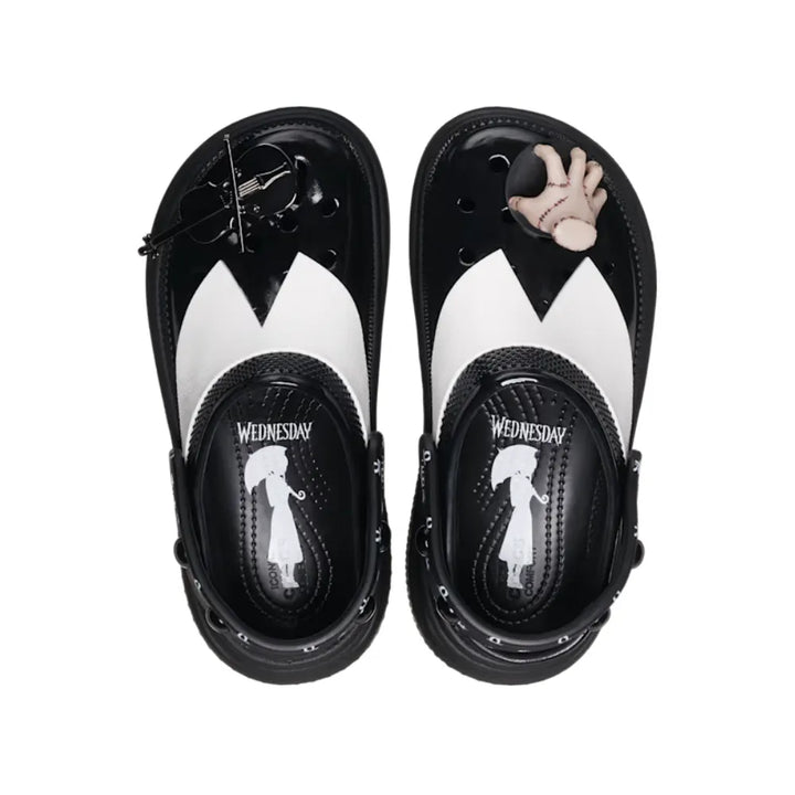 Giày Clog Unisex Crocs Wednesday Stomp - Black - Crocs™ Việt Nam