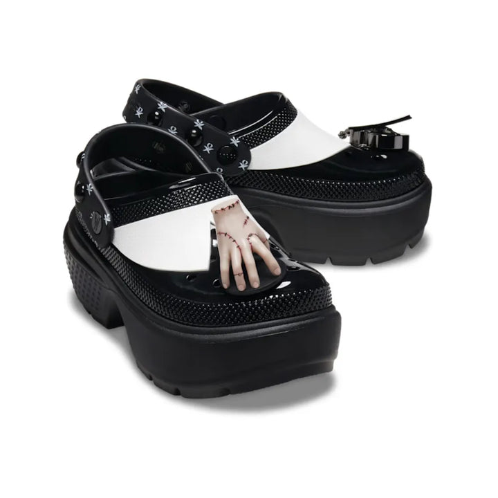 Giày Clog Unisex Crocs Wednesday Stomp - Black - Crocs™ Việt Nam