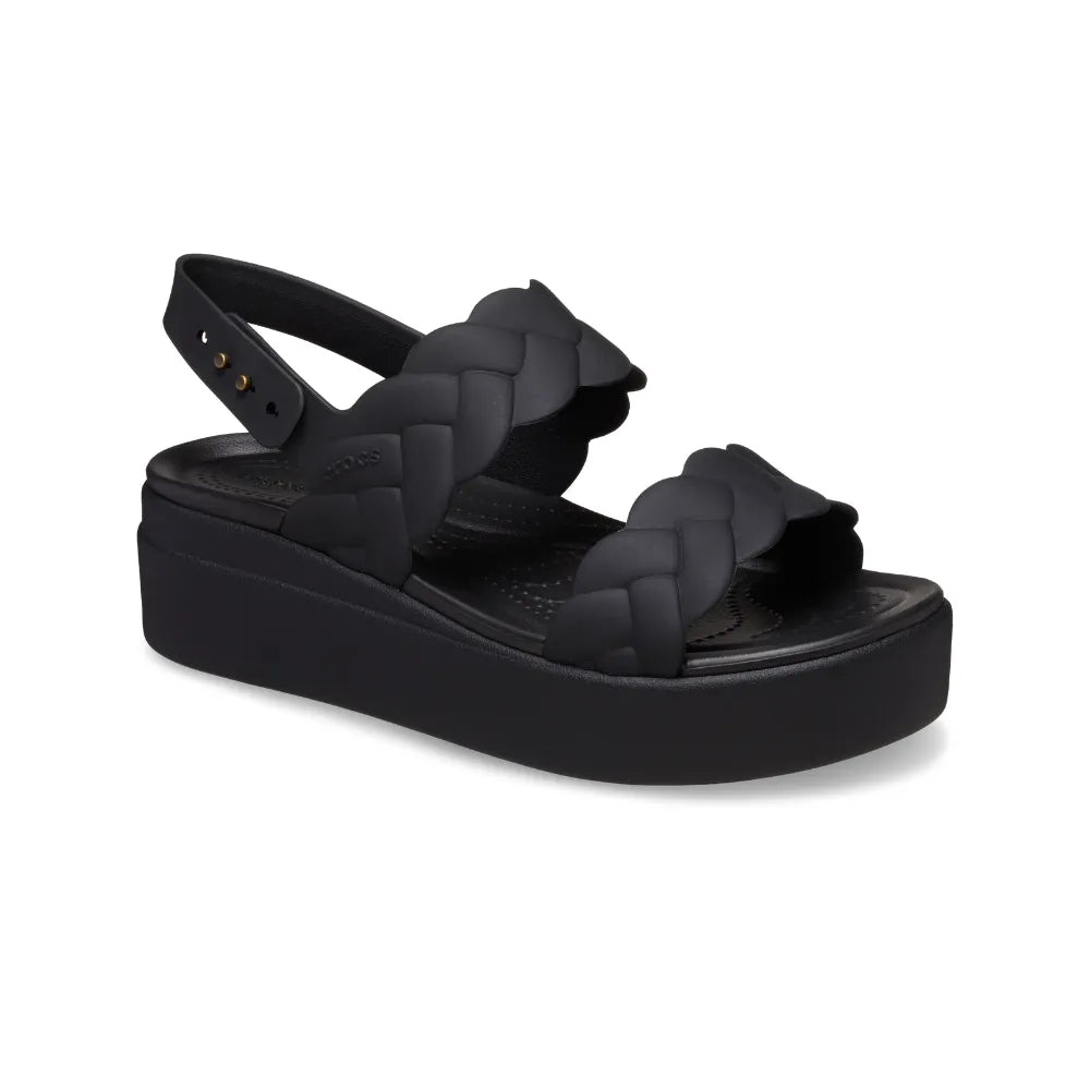 Crocs black wedges hot sale
