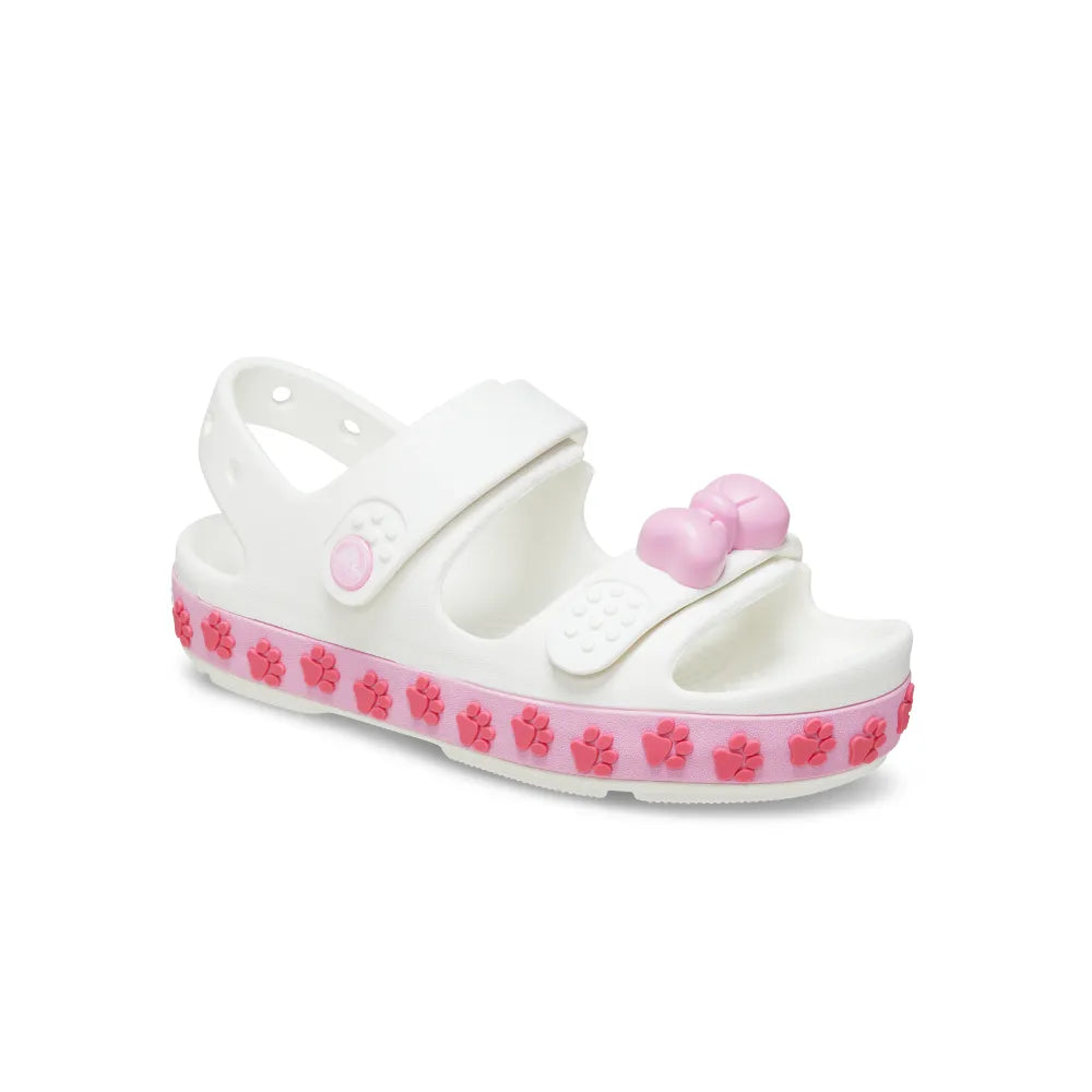 Giày Xăng Đan Trẻ Em Crocs Toddler Crocband Cruiser Pet - White