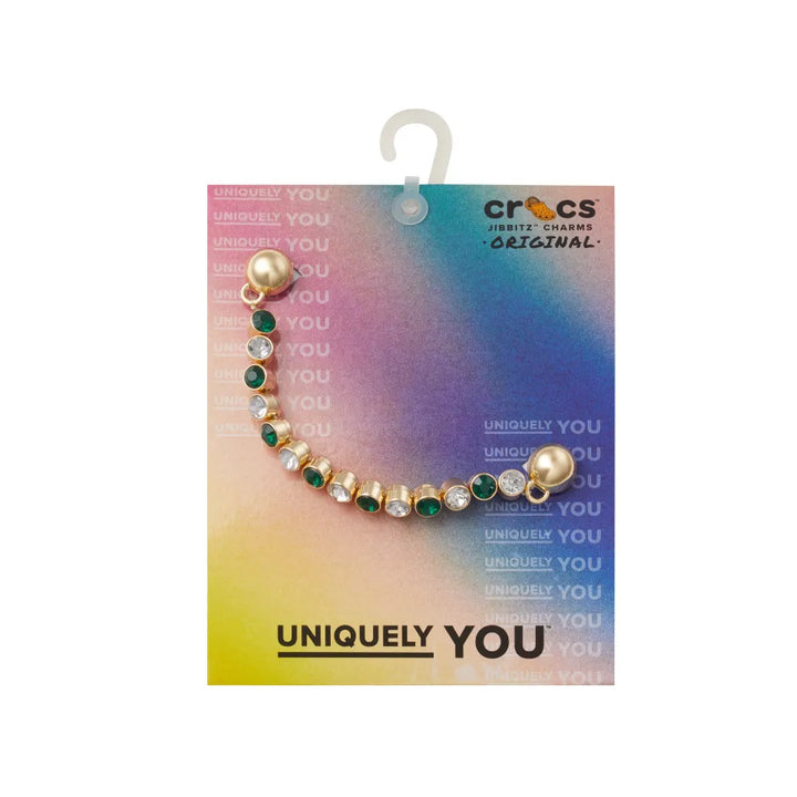 Jibbitz™ Charm Fresh Prep Emerald And Pearl Chain - Crocs™ Việt Nam