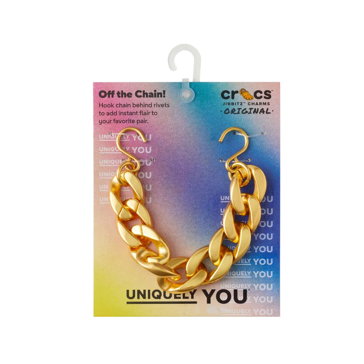Jibbitz™ Charm Gold Cuban Strap Chain - Crocs™ Việt Nam