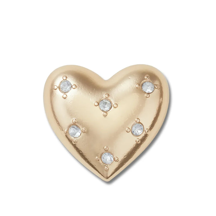 Jibbitz™ Charm Gold Encrusted Heart - Crocs™ Việt Nam