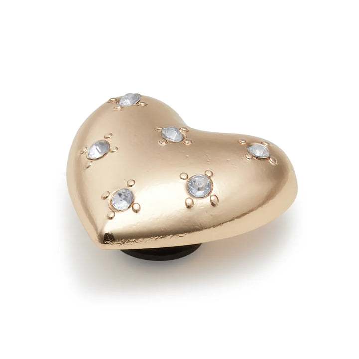 Jibbitz™ Charm Gold Encrusted Heart - Crocs™ Việt Nam