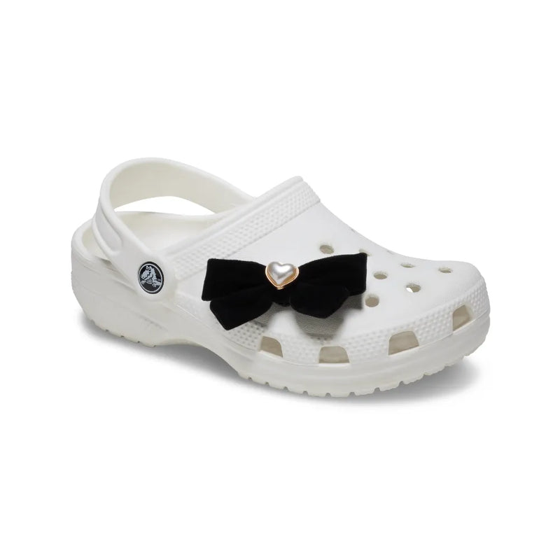 Jibbitz™ Charm Velvet and Pearl Bow