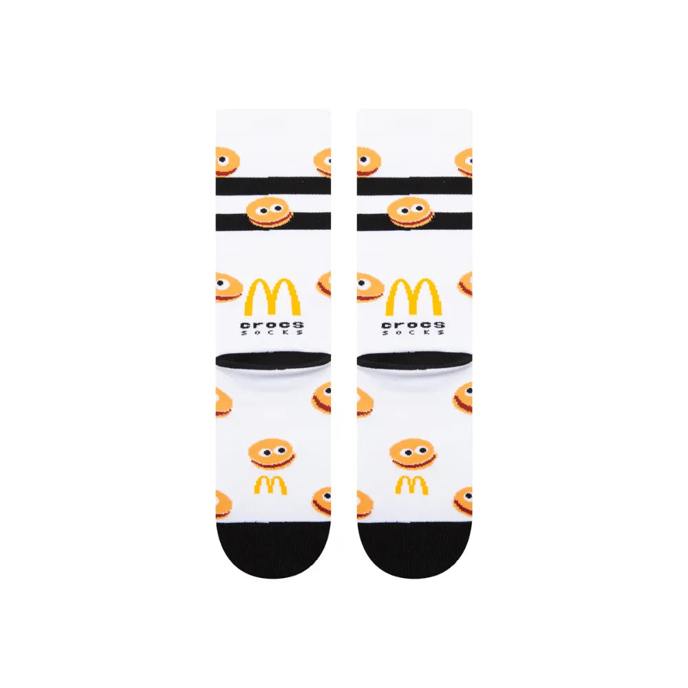 Vớ Unisex Crocs McDonald's Socks Hamburglar