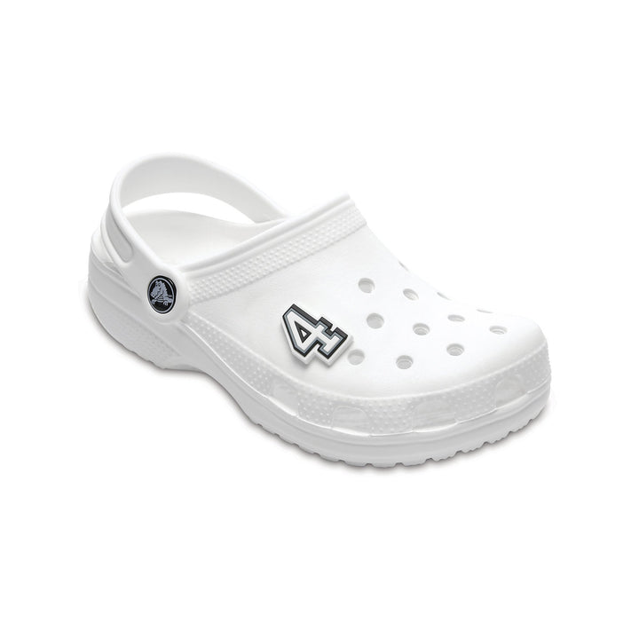 Jibbitz™ Charm B&W Number 4 - Crocs™ Việt Nam