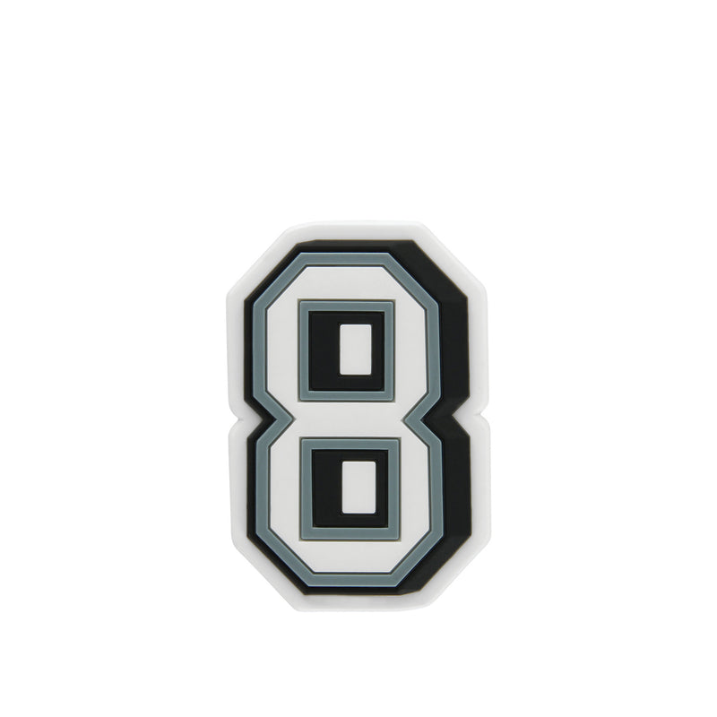 Jibbitz™ Charm B&amp;W Number 8