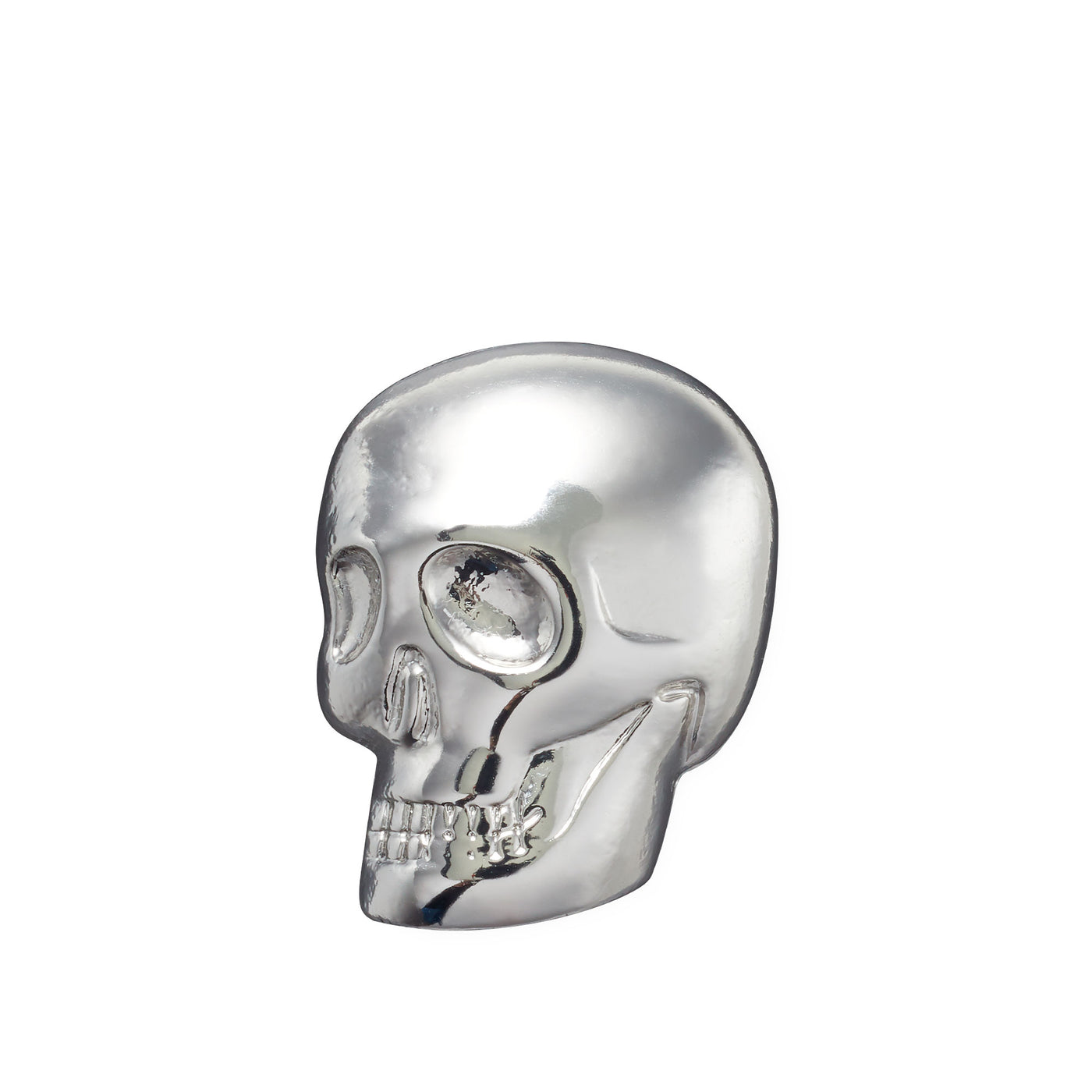 Jibbitz™ Charms Silver 3D Skull