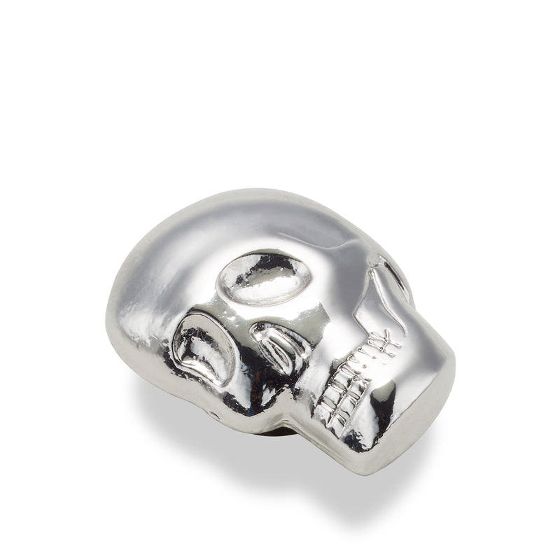 Jibbitz™ Charms Silver 3D Skull