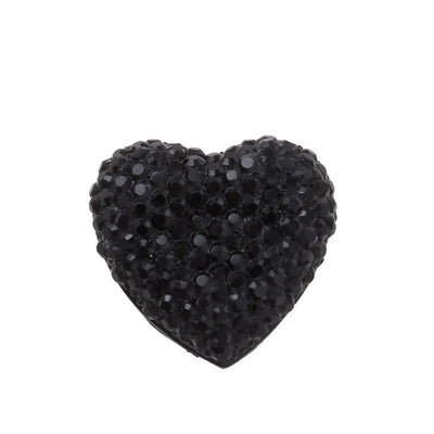 Jibbitz™ Charms Black Spiky Heart