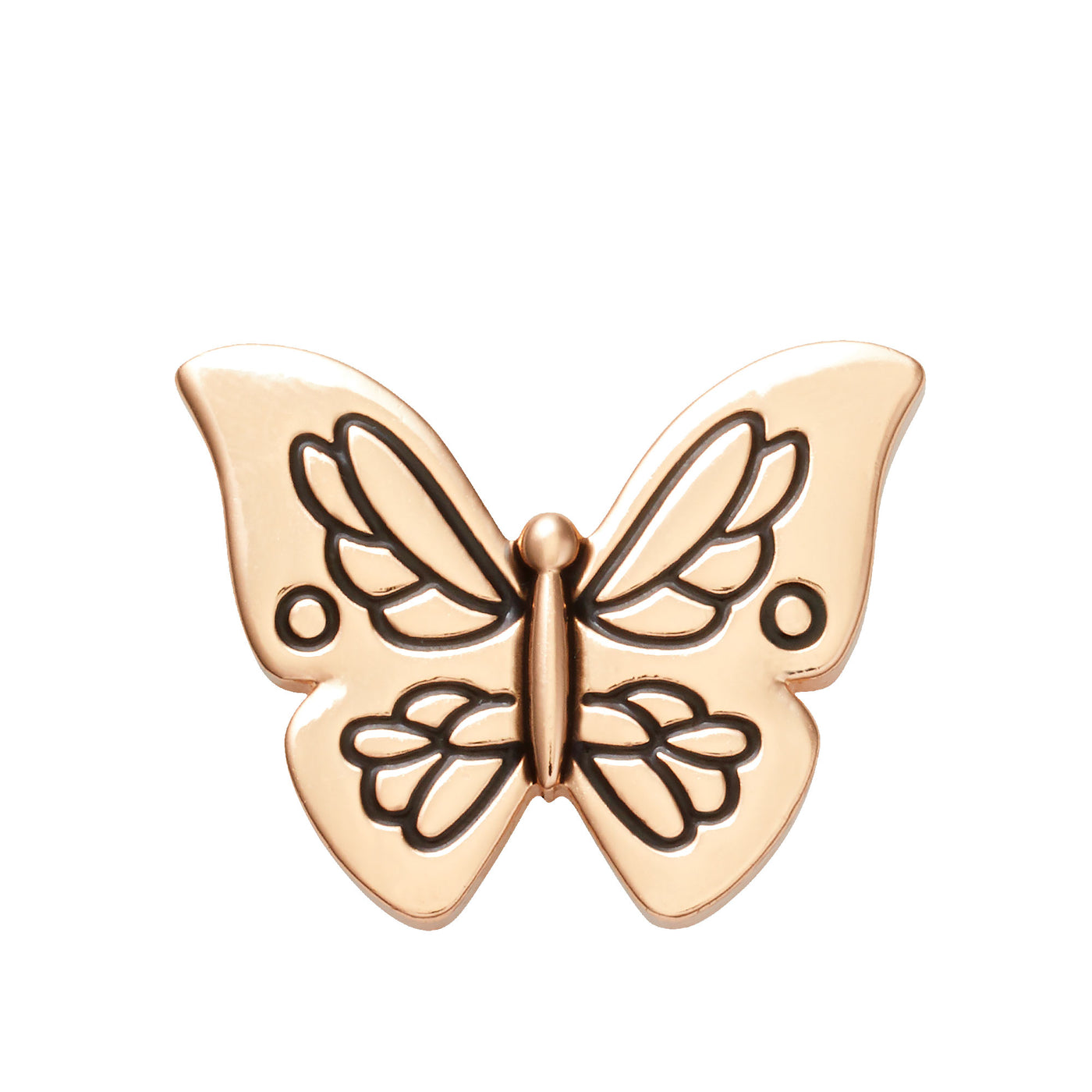 Jibbitz™ Charms Gold Outline Butterfly