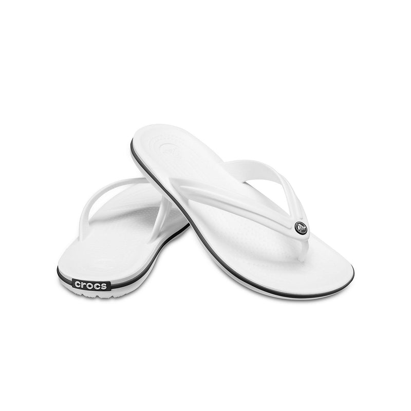 Dép Xỏ Ngón Unisex Crocs Crocband - White