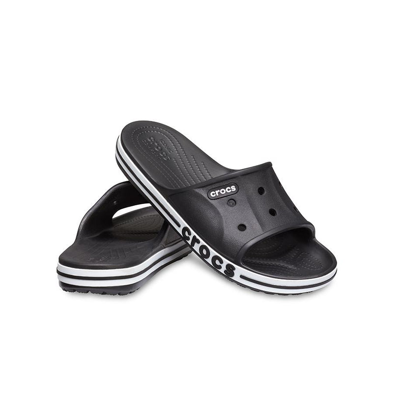 Dép Quai Ngang Unisex Crocs Bayaband - Black