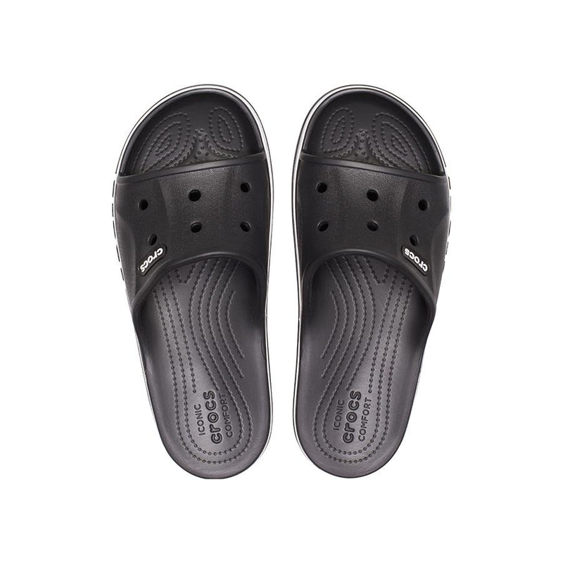 Dép Quai Ngang Unisex Crocs Bayaband - Black