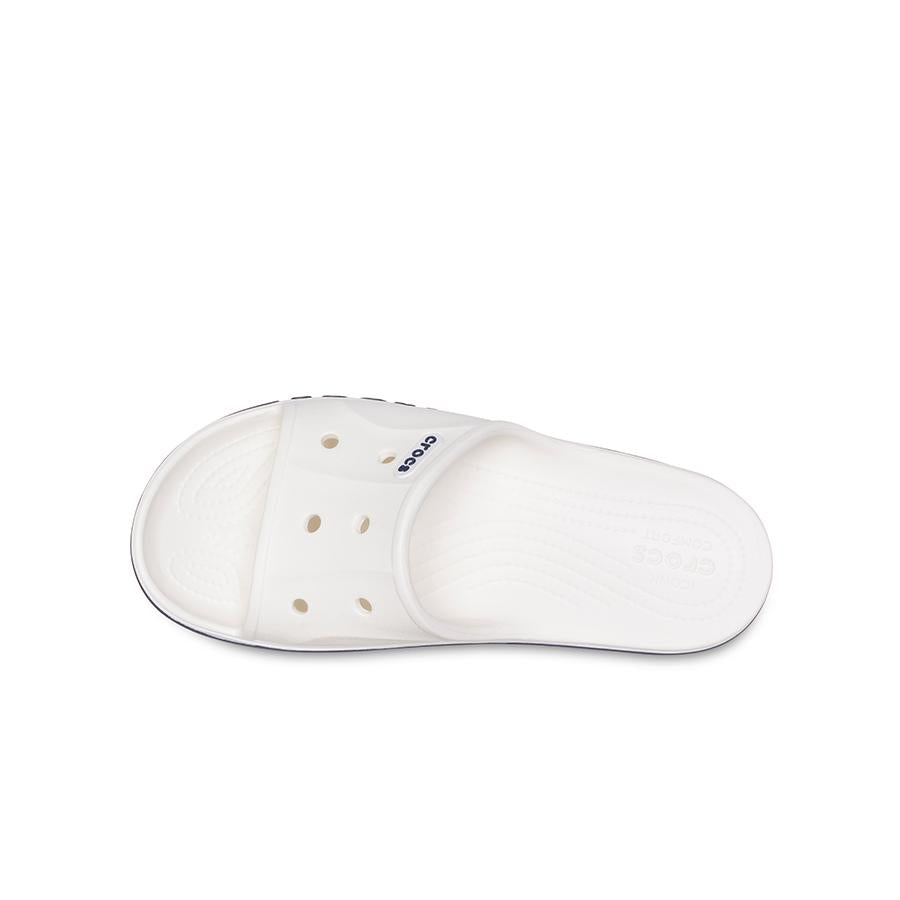 Dép Quai Ngang Unisex Crocs Bayaband - White