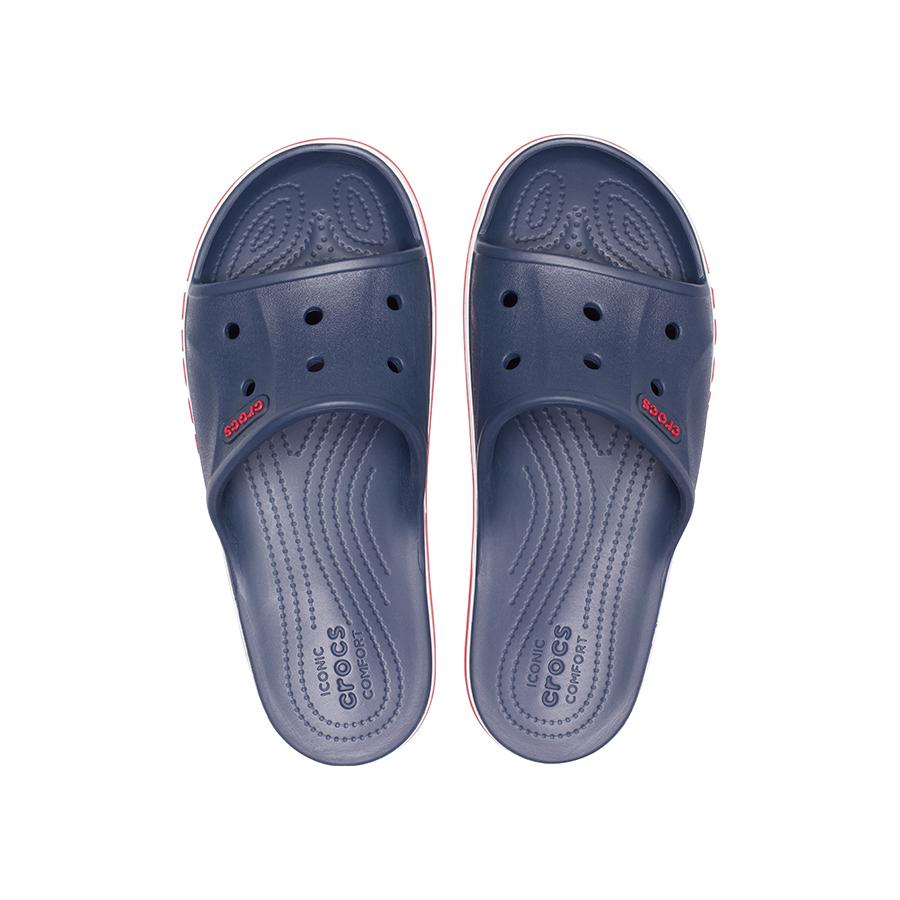 Dép Quai Ngang Unisex Crocs Bayaband - Navy/Pepper