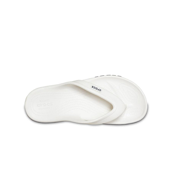 Dép Xỏ Ngón Unisex Crocs Bayaband - White/Navy - Crocs™ Việt Nam