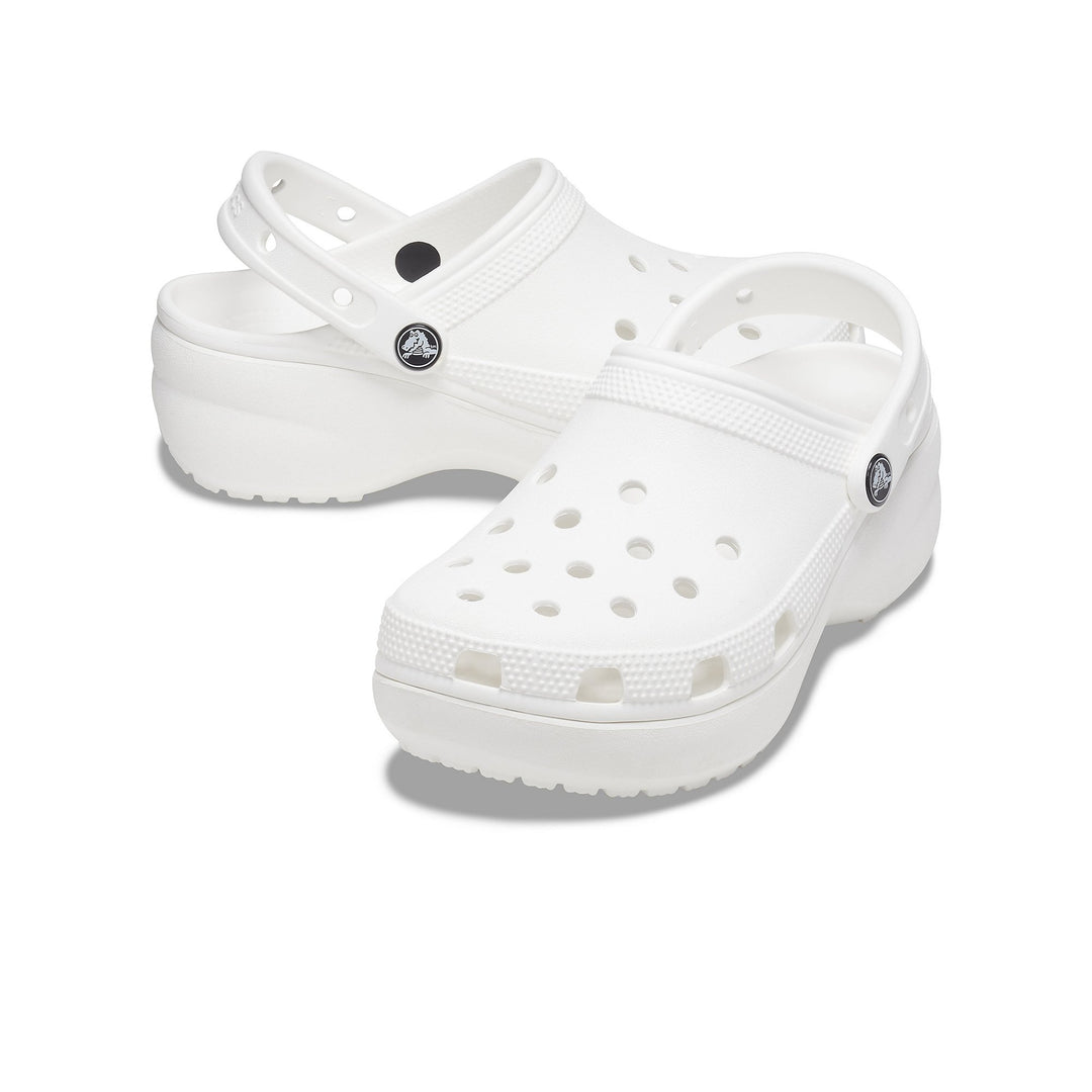 Giày Clog Nữ Crocs Classic Platform White