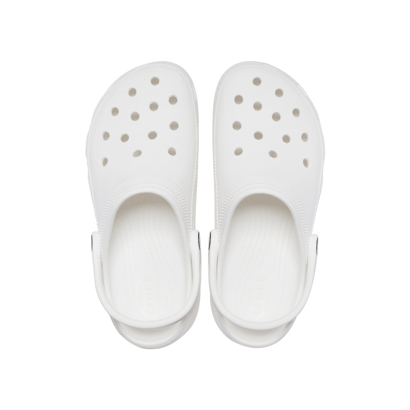 Giày Clog Nữ Crocs Classic Platform - White