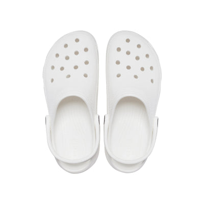Giày Clog Nữ Crocs Classic Platform - White