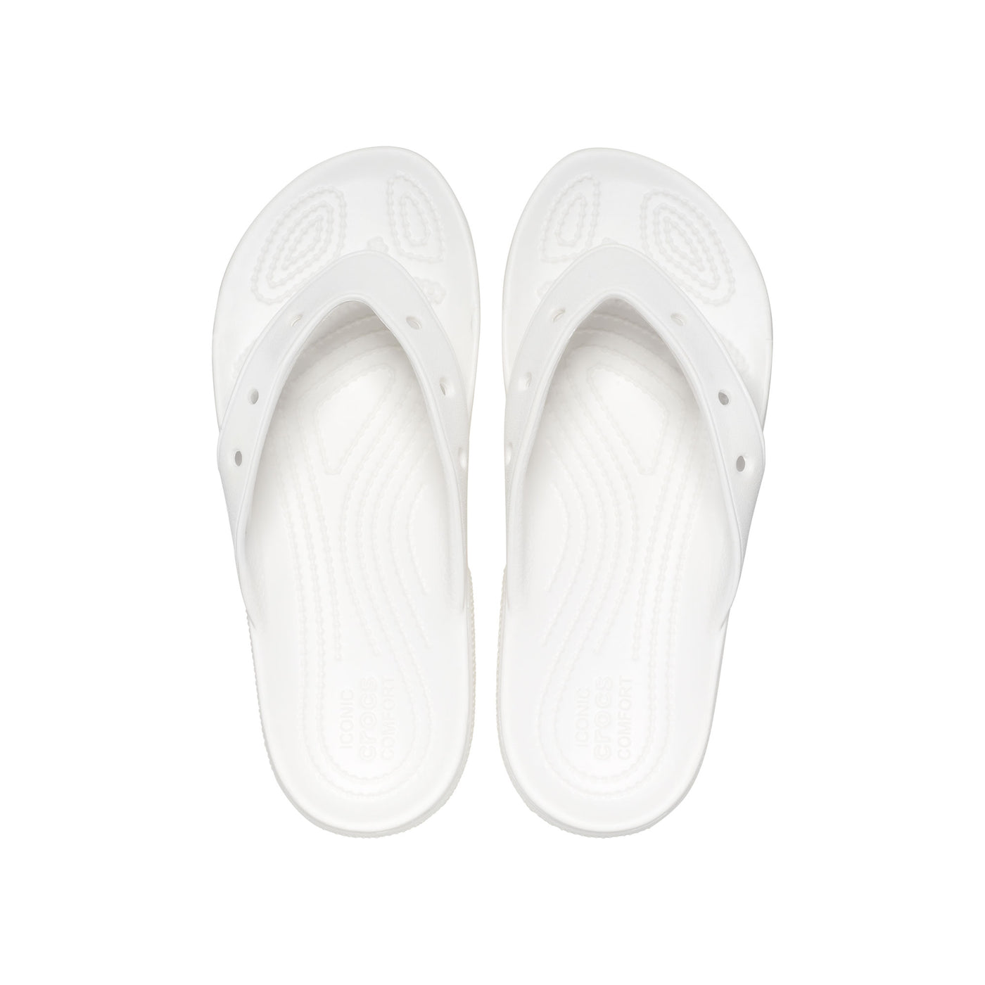 Dép Xỏ Ngón Unisex Crocs Classic - White