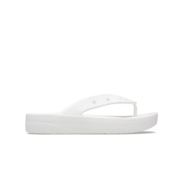 Dép Xỏ Ngón Nữ Crocs Platform Classic - White - Crocs™ Việt Nam