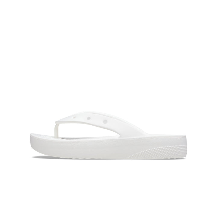 Dép Xỏ Ngón Nữ Crocs Platform Classic - White - Crocs™ Việt Nam