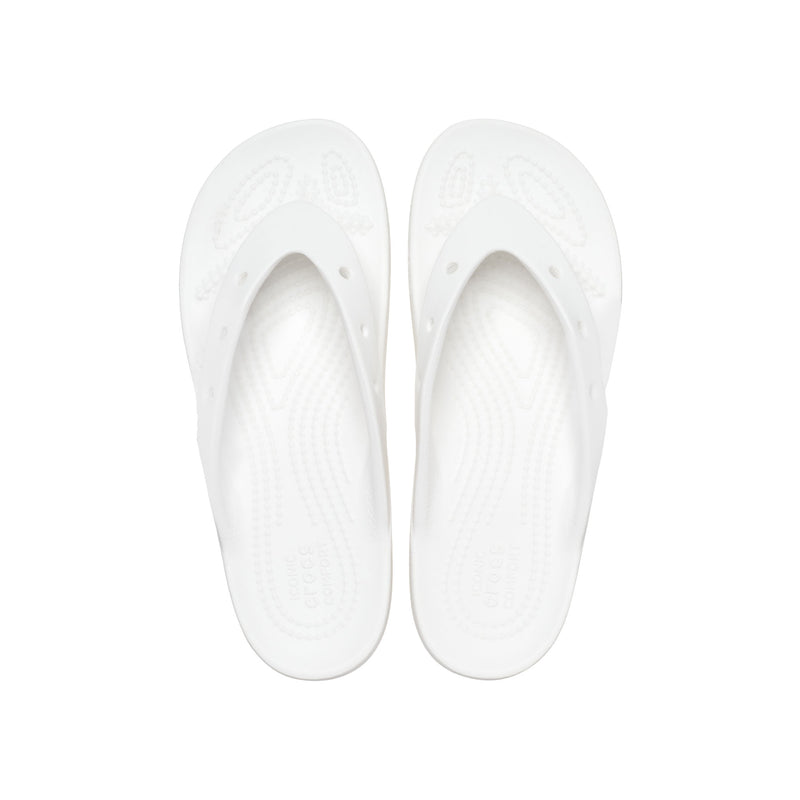 Dép Xỏ Ngón Nữ Crocs Platform Classic - White