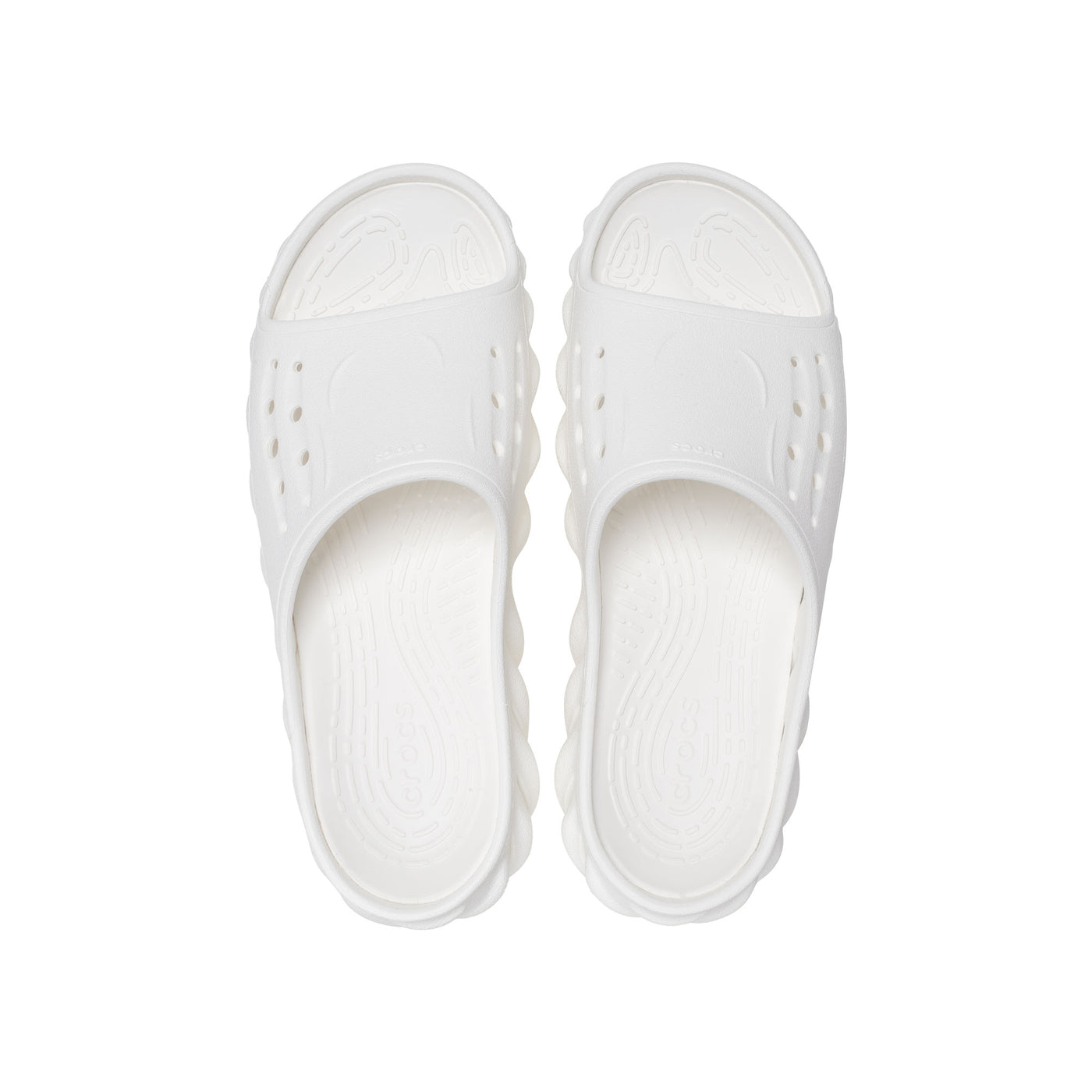 Dép Quai Ngang Unisex Crocs Echo Slide - White
