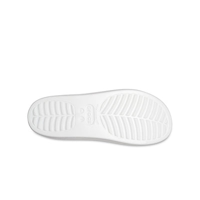 Dép Quai Ngang Nữ Crocs Classic Platform - White