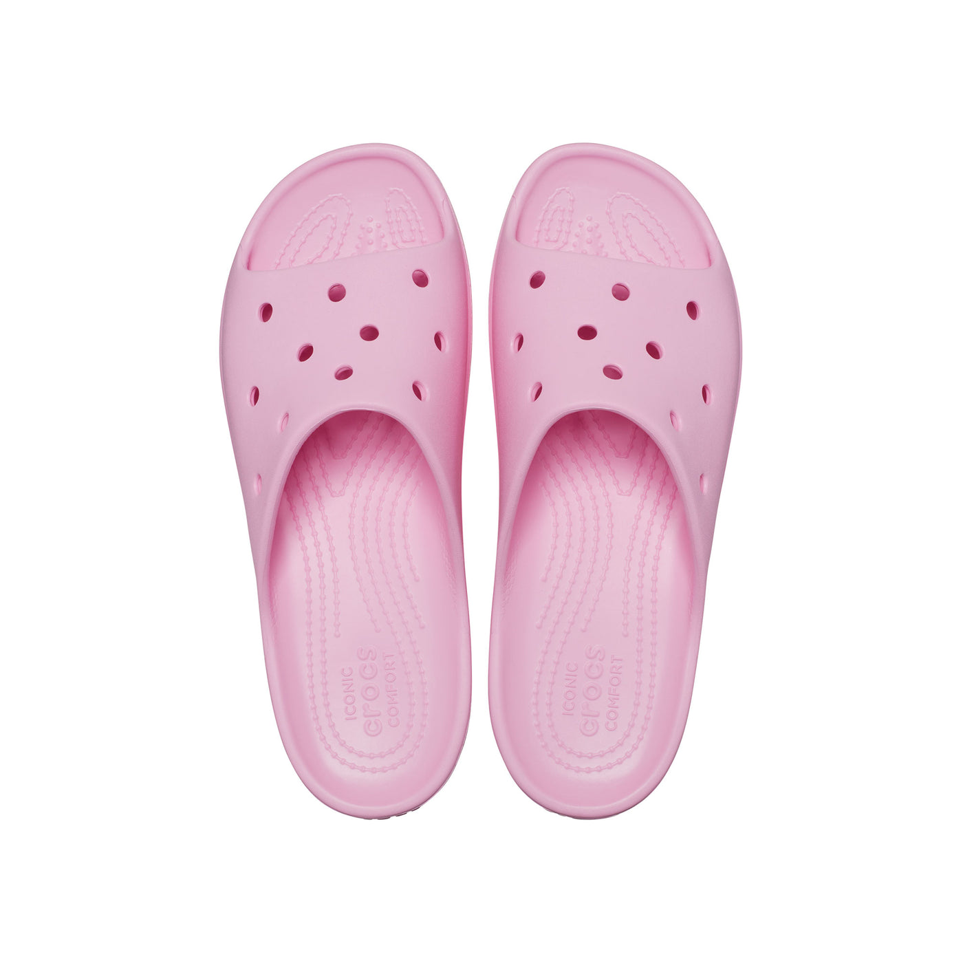 Dép Quai Ngang Nữ Crocs Classic Platform - Flamingo