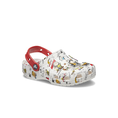 Giày Clog Trẻ Em Crocs Toddler Peanuts Classic - White